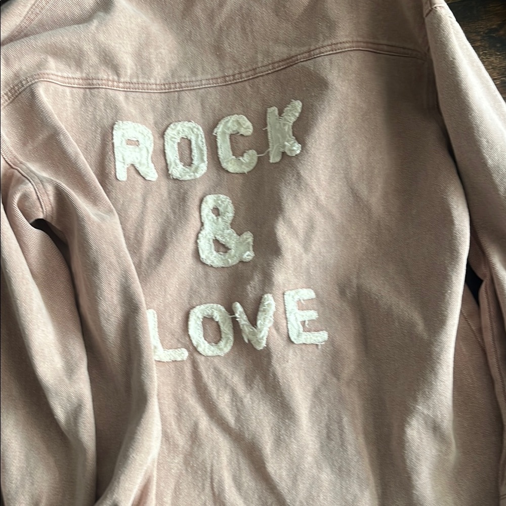 Impressions Blush Pink Denim Jacket